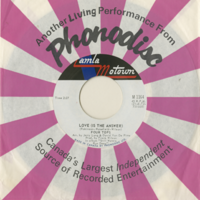 It's All In The Game / Love Is The Answer (1970)