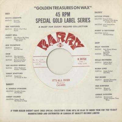 It's All Over / Taylor Made (1967)