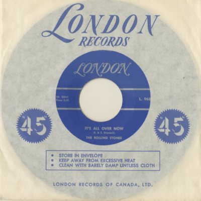 It's All Over Now / Good Times, Bad Times