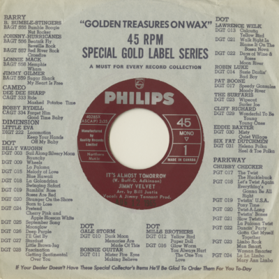 It's Almost Tomorrow / Blues Eyes