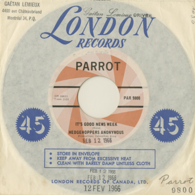 It's Good News Week / Afraid Of Love (1966)