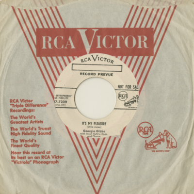 It's My Pleasure / Hello Happiness, Goodbye Blues