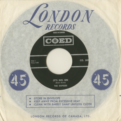 It's No Sin / The Sand And The Sea