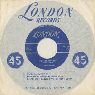 It's Not That Easy / Cries My Heart (1962)