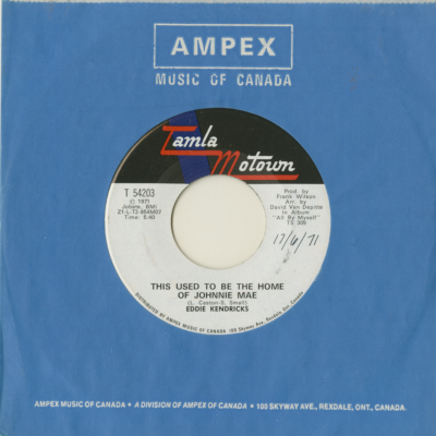 It's So Hard For Me To Say Goodbye / This Used To Be The Home Of Johnnie May (1971)