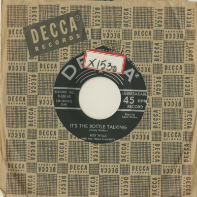 It's The Bottle Talking / Lilly Dale