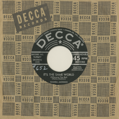 It's The Same World / Don't Do The Things He'd Do