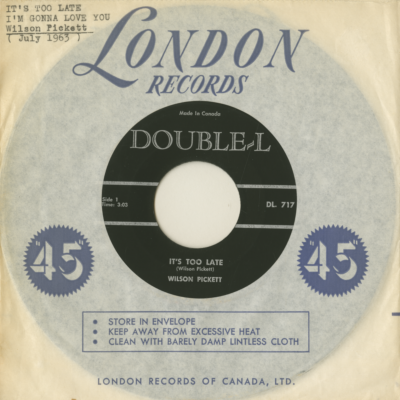 It's Too Late / I'm Gonna Love You