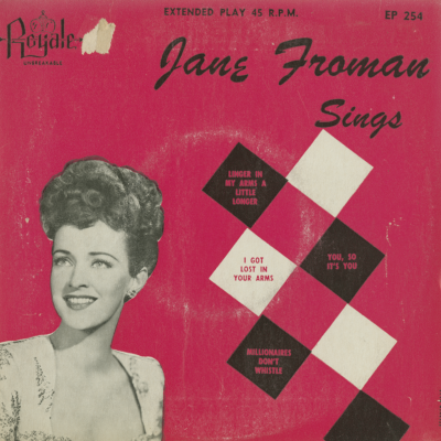 Jane Froman Sings