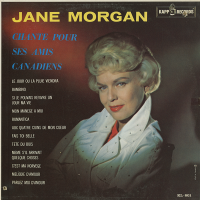 Jane Morgan Chante Pour Ses Amis Canadiens