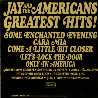 Jay & The American's Greatest Hits (1965)