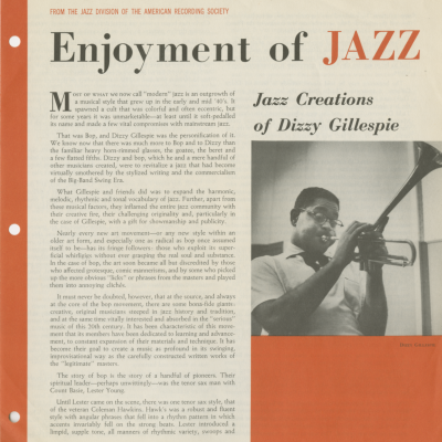 Jazz Creations By Dizzy Gillespie