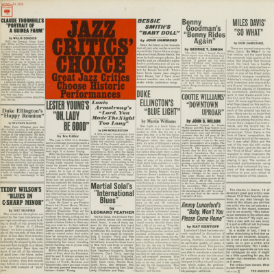 Jazz Critics' Choice