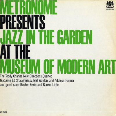 Jazz In The Garden Of The Museum Of Modern Art