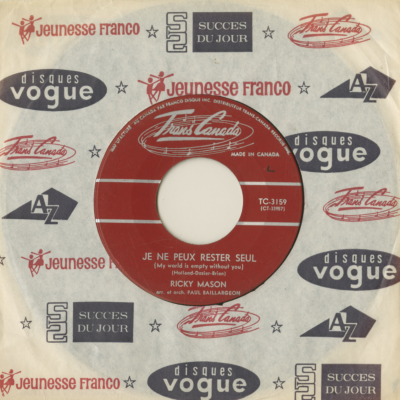 Je Ne Peux Pas Rester Seul / Jamais (1965)