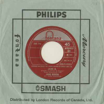 Je T'Aime Moi Non Plus / Jane B (1969)