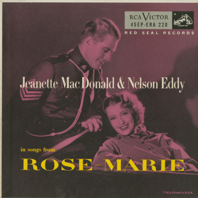Jeanette MacDonald & Nelson Eddy In Songs From Rose Marie