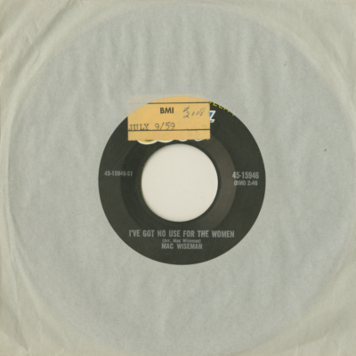 Jimmy Brown The Newsboy / I've Got No Use For Women