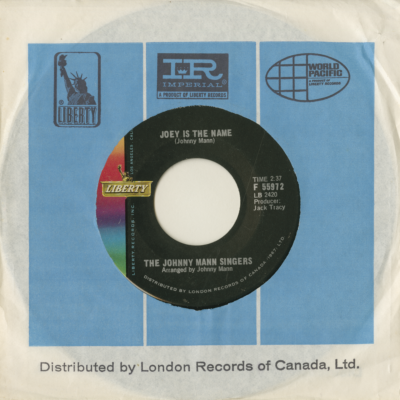 Joey Is The Name / Up-Up And Away