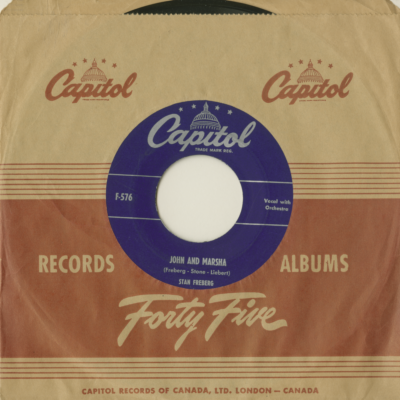 John And Marsha / Ragtime Dan (1951)