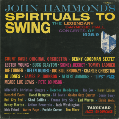John Hammond Presents Spirituals To Swing At Carnegie Hall 1938 (1959)