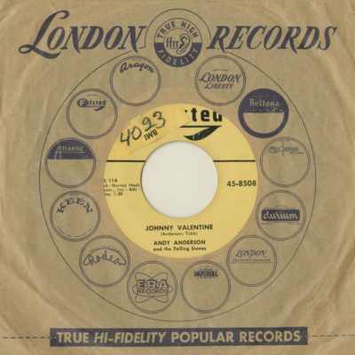Johnny Valentine / I I Love You (1958)