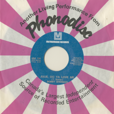 Julie Do Ya Love Me / Spend Some Time Lovin Me (1970)