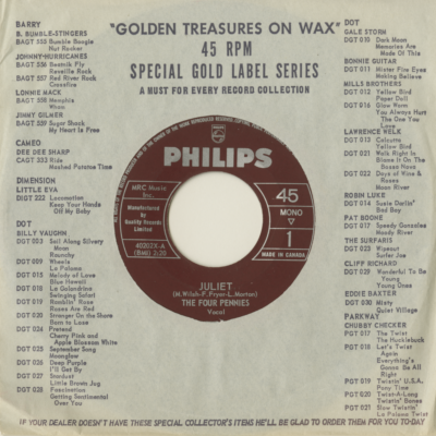 Juliet / Tell Me Girl