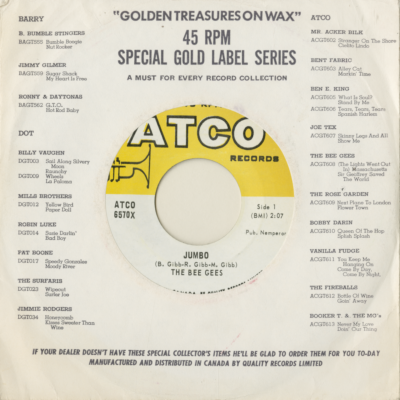 Jumbo / The Singer Sang His Song