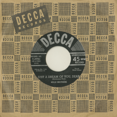 Just A Dream Of You Dear / My Gal Sal