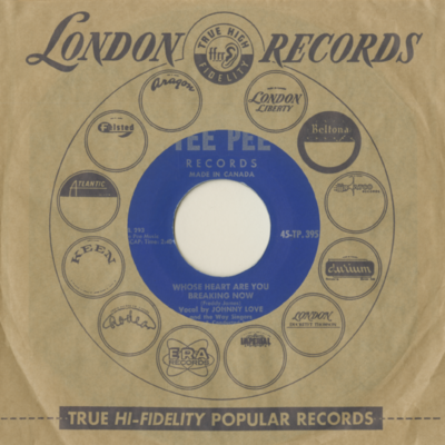 Whose Heart Are You Breaking Now / Just A Little Consolation (1958)