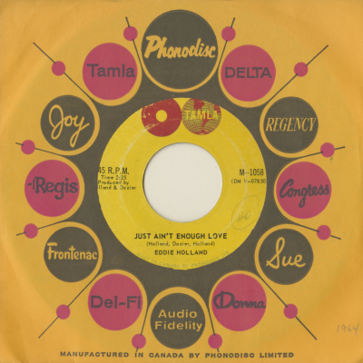 Just Ain't Enough Love / Last Night I Had A Vision