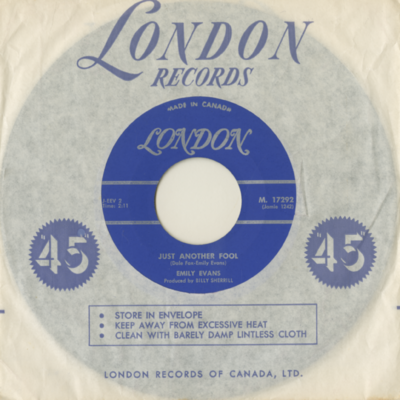 Just Another Fool / A Cake And A Candle (1963)