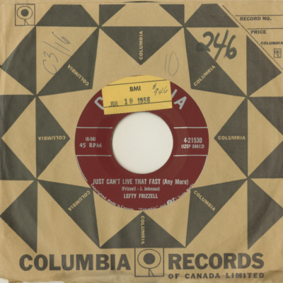 Just Can't Live That Fast / The Waltz Of The Angels