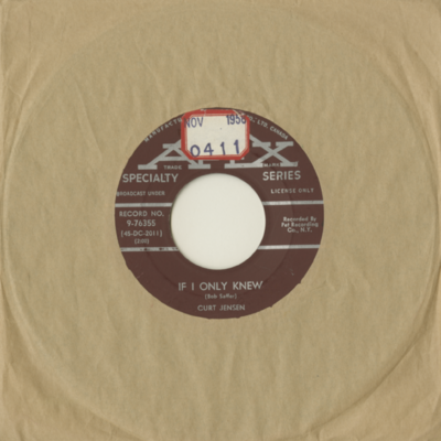 Just For You / If I Only Knew (1958)