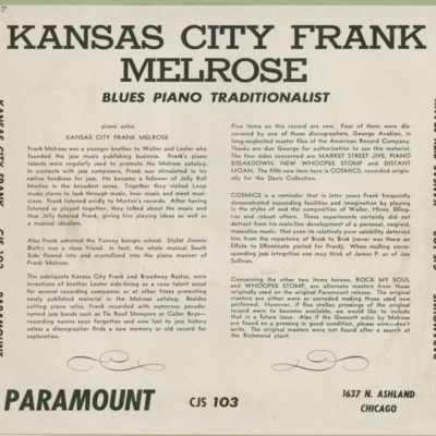 Kansas City Frank Melrose