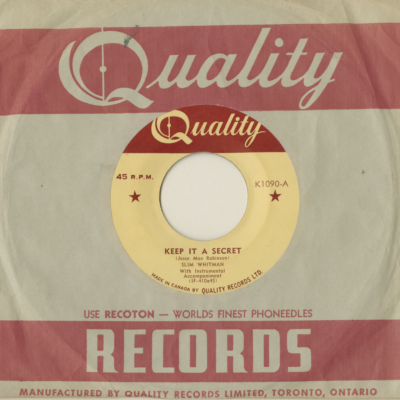 Keep It A Secret / My Heart Is Broken In Three