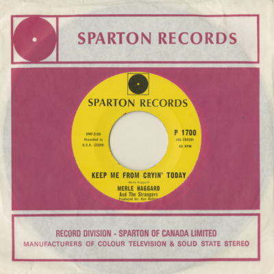 Keep Me From Cryin' Today / I Take A Lot Of Pride In What I Am