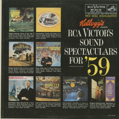 Kellogg's RCA Victor Sound Spectacular For '59 (1959)
