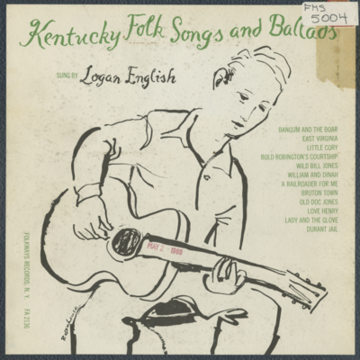 Kentucky Folk Songs And Ballads