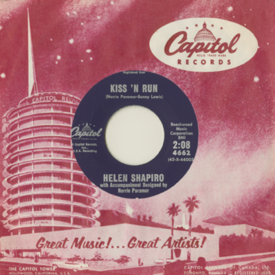 Kiss 'N Run / Walkin' Back To Happiness (1961)