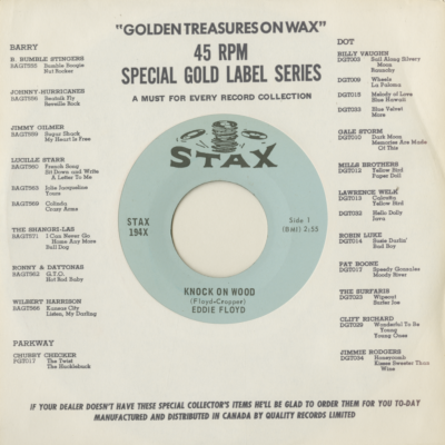 Knock On Wood / Got To Make A Comeback (1966)