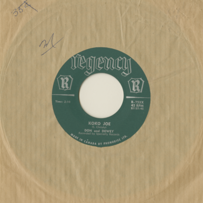 KoKo Joe / Letter (1958)