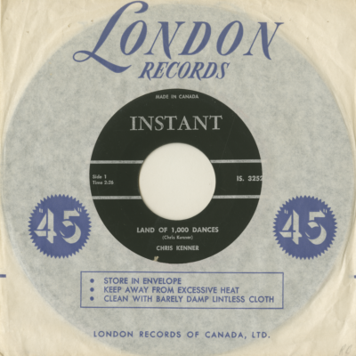 Land Of 1000 Dances / That's My Girl (1962)