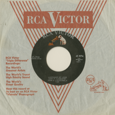 Language Of Love / Darling Jane