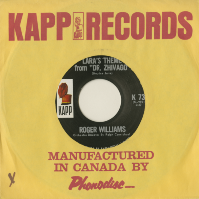 Lara's Theme From Dr Zhivago / Dulcinea