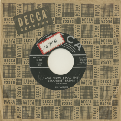 Last Night I Had The Strangest Dream / Ride Up