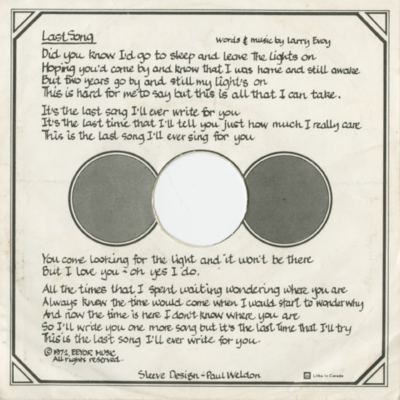 Last Song / Best Friend