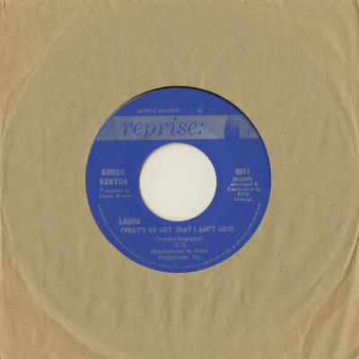 Laura What's He Got That I Ain't Got / You're The Reason I'm Living