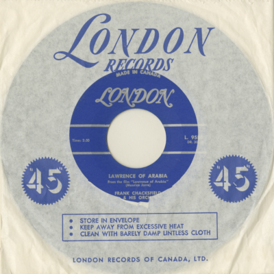 Lawrence Of Arabia / The Parakeets Of Paraguay (1963)